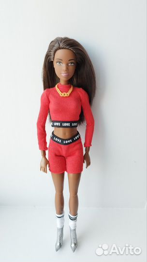 Кукла Барби Barbie гибрид Asha на теле extra 1