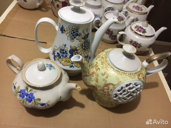 Заварочный чаник, сахарница