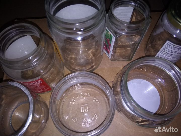 Банки стеклянные разные