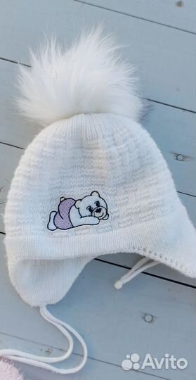 Шапки 3-6-9-12 мес