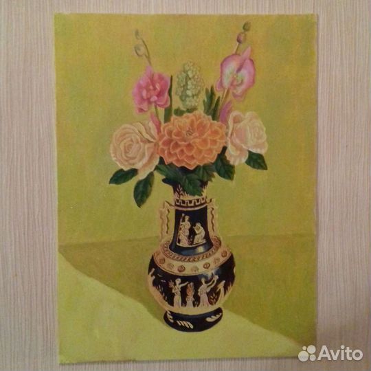 Картина маслом на холсте цветы