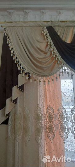 Тюль с ламбрекеном