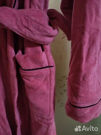 Халат махровый женский новый цвета фуксии