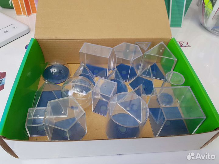 Обучающий набор Прозрачные геометрические фигуры