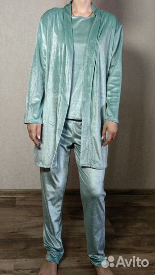 Пижама костюм женская тройка