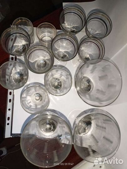 Рюмка, стопка с позолотой винтаж СССР