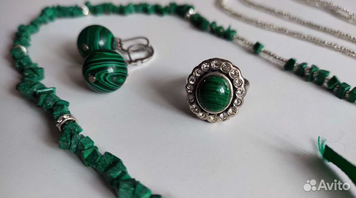 Малахит ручной работы