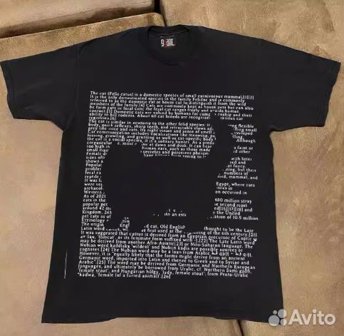 Футболка Тишка Raf simons ERD archive type