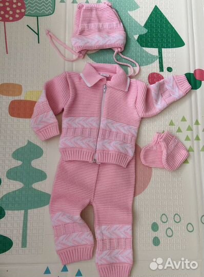 Костюм вязаный детский 80/86