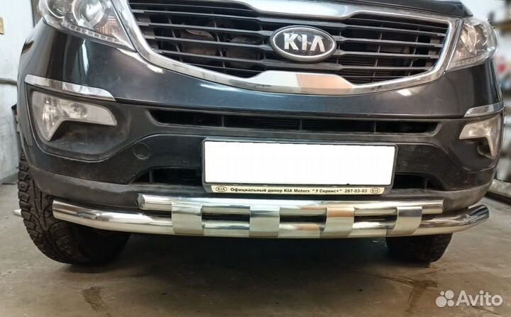 KIA Sportage 2010 Защита переднего бампера