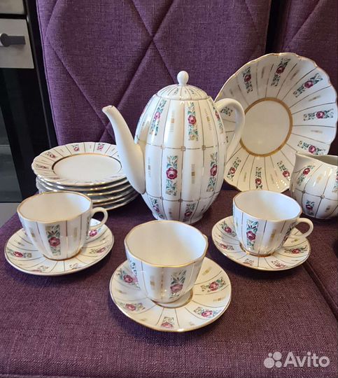 Сервиз кофейный лфз фарфор