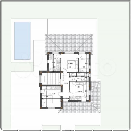 Дом 166 м² на участке 6 сот.