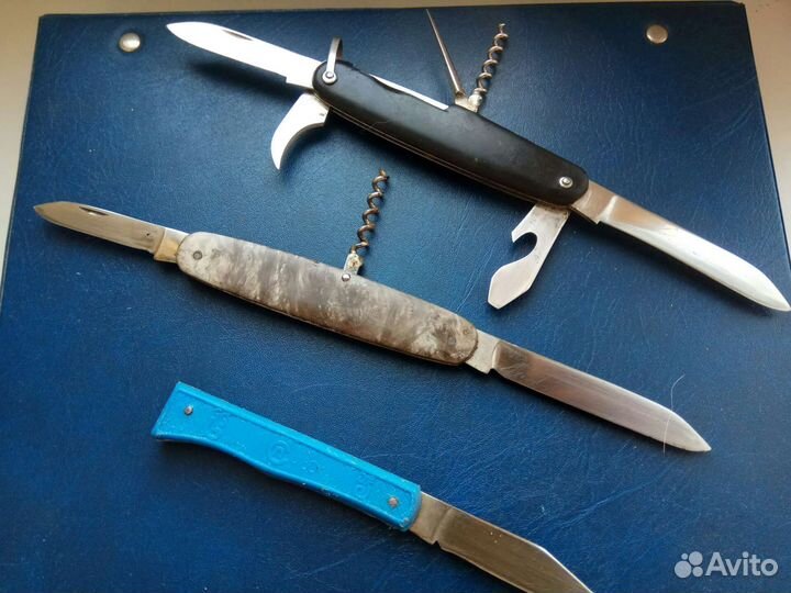 Складные ножи СССР вспомогательные