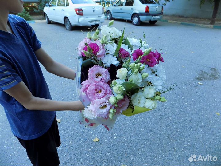 Эустома. Букеты. Композиции