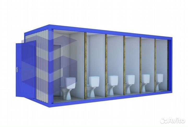 Блок контейнер для водомерных узлов