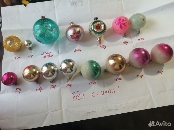 Новогодние игрушки СССР