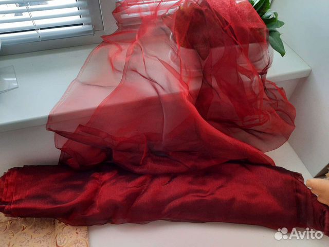 Тюль органза рулон