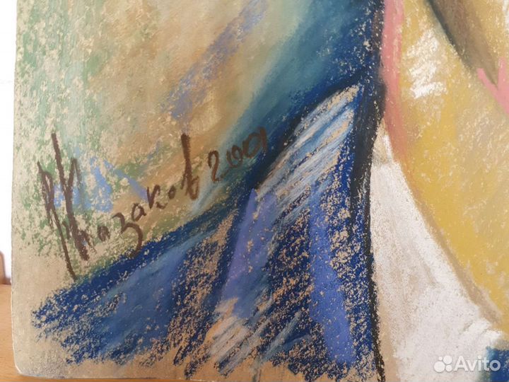 Портрет интеллигента пастель