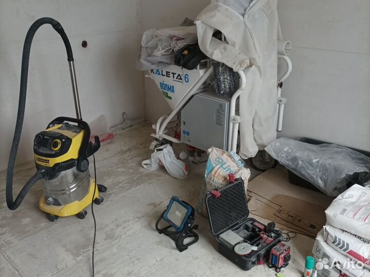 Ремонт квартир, отделка - механи-ная штукатурка