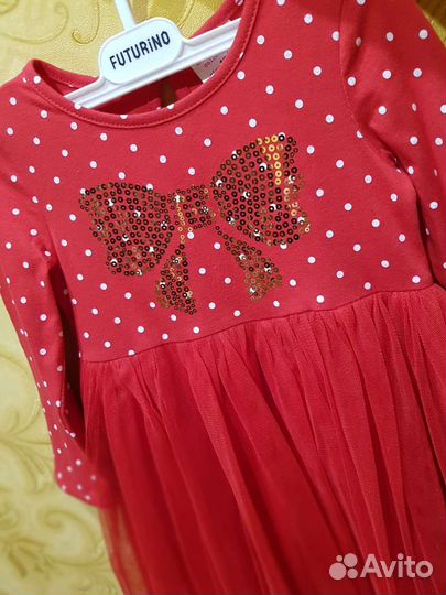 Платье детское новогоднее