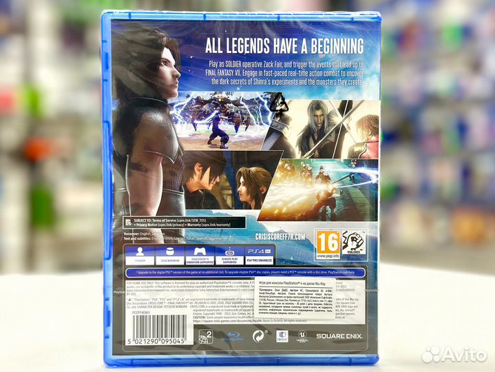 Crisis core –final fantasy vii– reunion (PS4) NEW