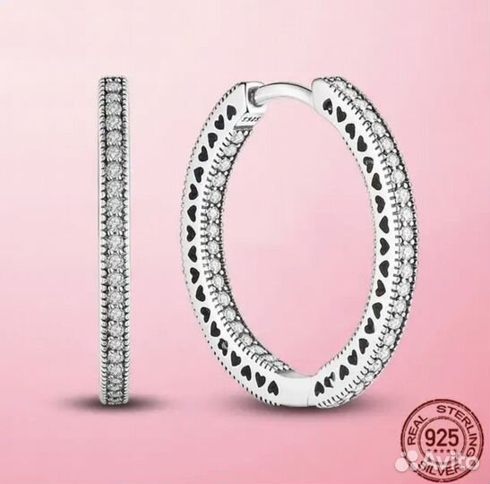 Серьги Pandora