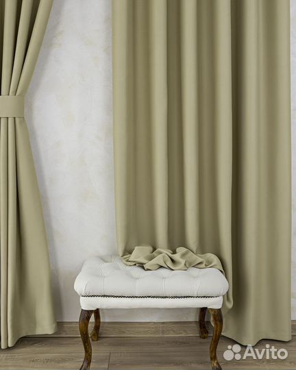 Комплект штор блэкаут Марсель Дюна