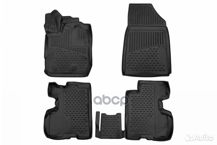 Коврики 3D в салон полиуретан (повышенная износ