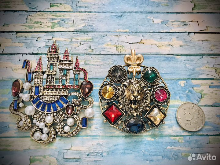 Броши новые из личной коллекции