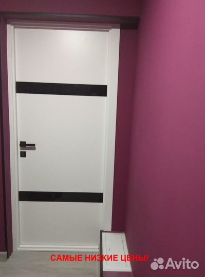 Толстая дверь межкомнатная от производителя с бесп