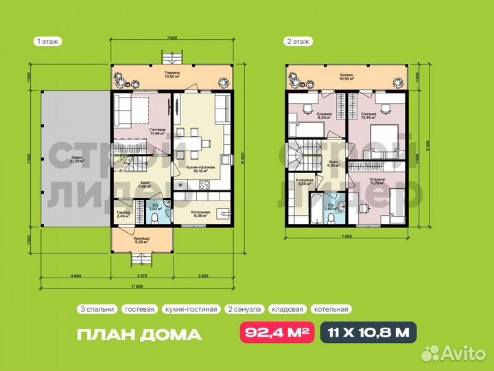 Строительство каркасного дома под ключ