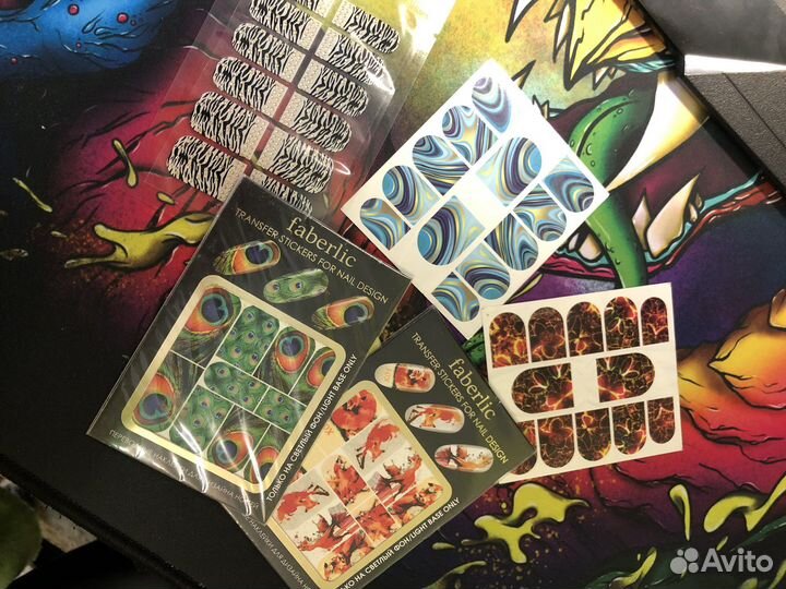 Переводные наклейки для ногтей