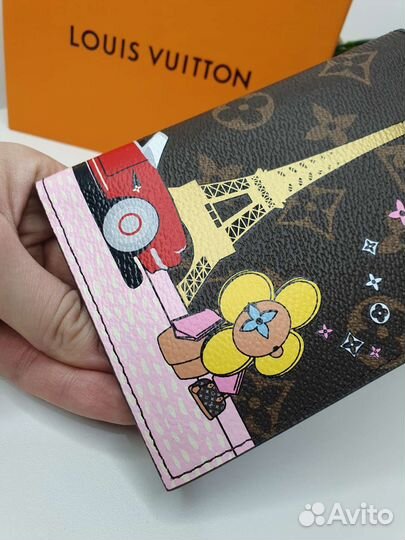 Обложка на паспорт louis vuitton Paris
