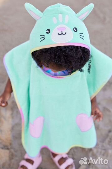 Пончо пляжное next 3-6 лет