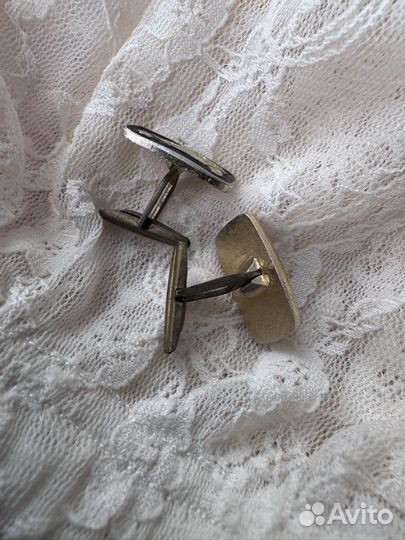 Запонки винтажные СССР с автомобилем