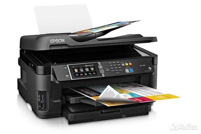 Принтер/мфу струйный цветной Epson WF-7610 + снпч