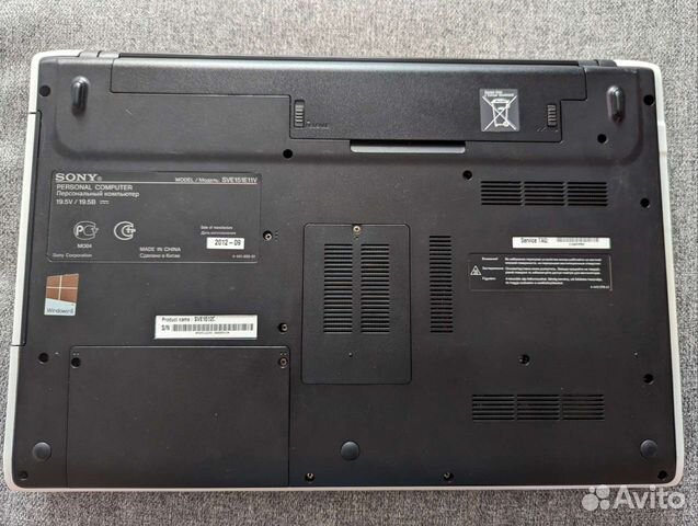 Ноутбук Sony vaio SVE15 i7 Radeon 7670 2gb объявление продам