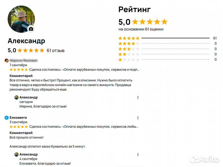 Оплата зарубежных покупок и сервисов(visa/MC,евро)