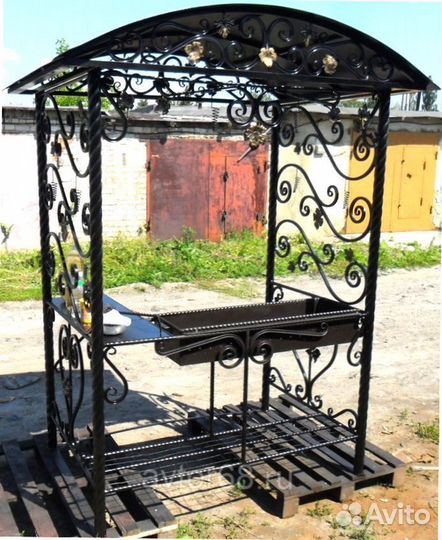 Мангал С печкой под казан