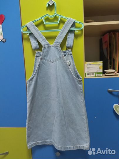 Джинсовый сарафан р140