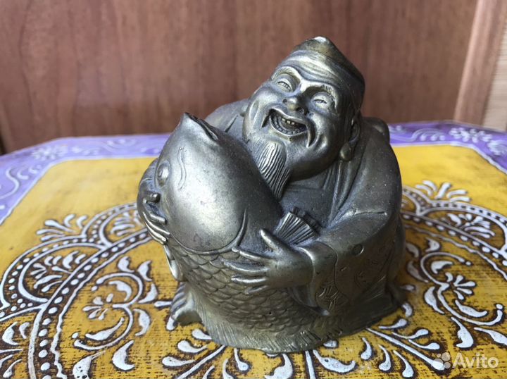 Китайские божки из латуни. Старый Китай