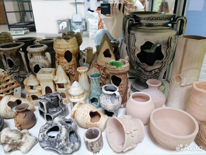 Декор для аквариума керамика