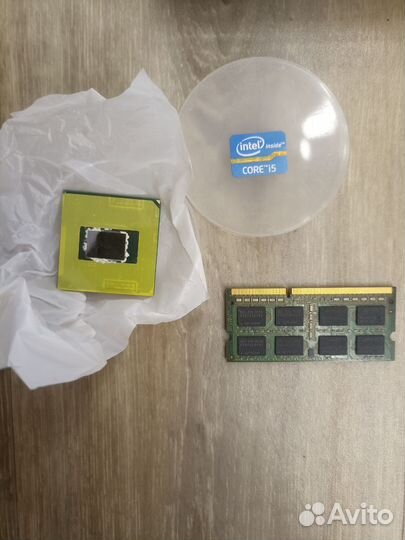 Процессор intel core i5 + оперативка samsung 4gb