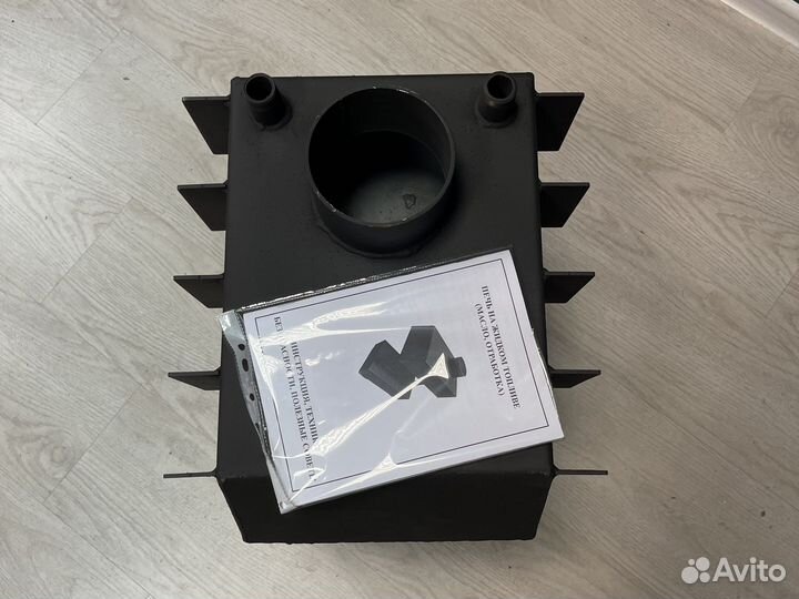 Печь на отработке с водяным контуром