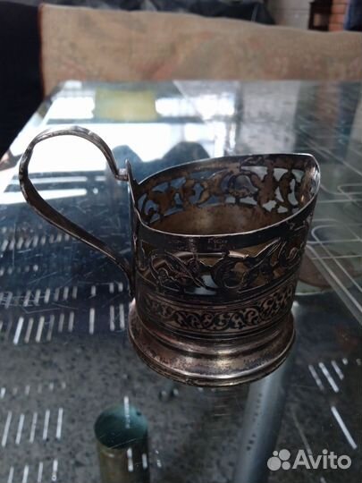 Подстаканник серебро СССР
