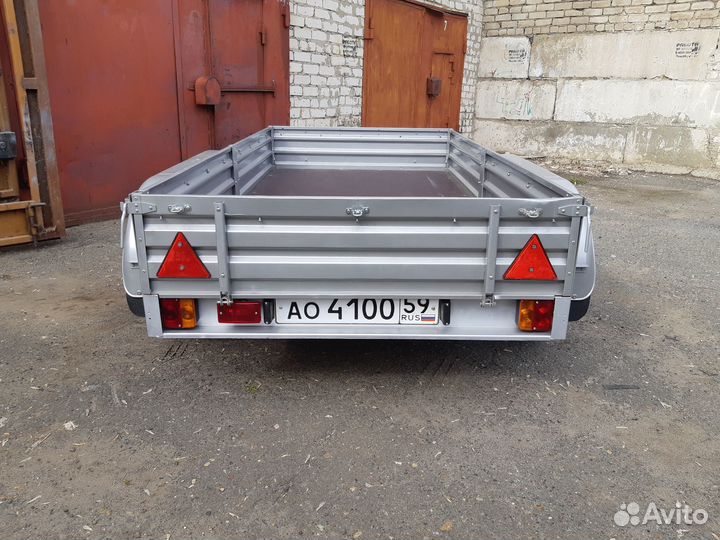 Прицеп легковой двухосный мзса 2500*1250 с тентом