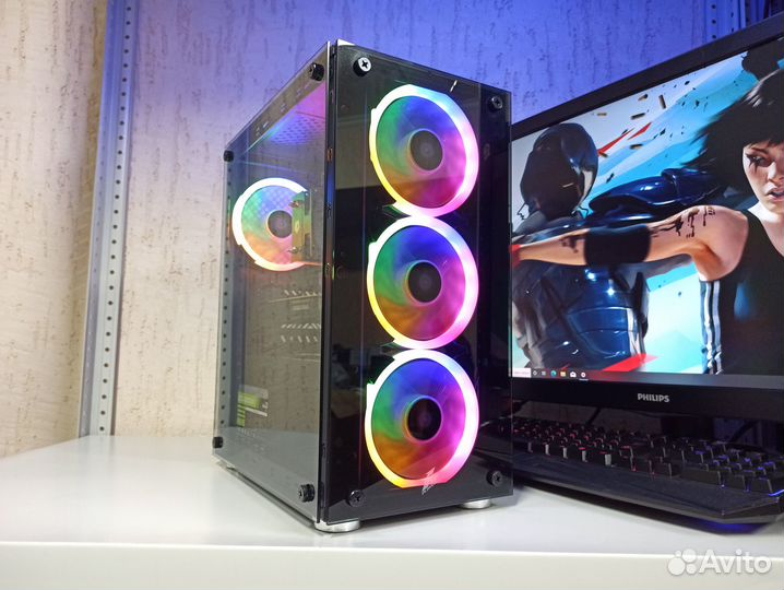 Игровой компьютер Core i7 7700 + RTX3050