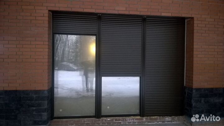 Роллеты защитные для дверей Алютех 1050х2050мм