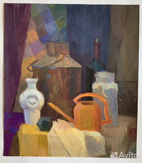 Натюрморт темперой 61х69