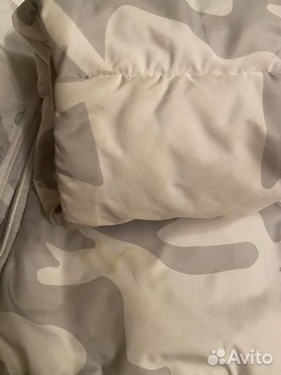 Пуховик Hella белый камуфляж